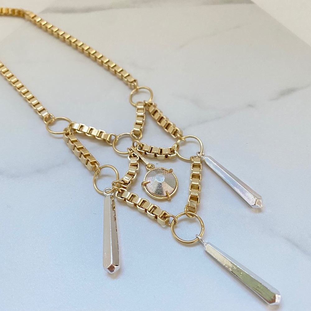 Gold and Silver Necklace